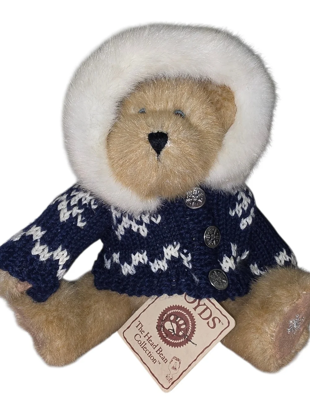 Vintage Boyds Bears Kristy S. Wintersley Head Bean Collection Plush w/ Tag